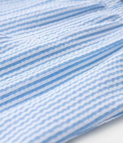 Bermuda Infantil en Microfibra con Textura y Rayas - Talle 1 a 5 años 3