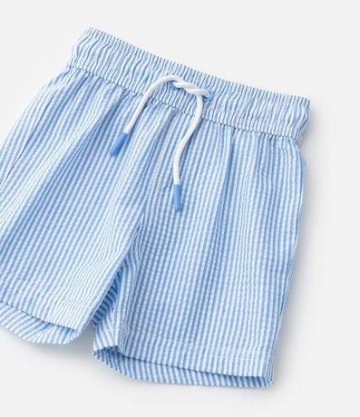 Bermuda Infantil en Microfibra con Textura y Rayas - Talle 1 a 5 años 5