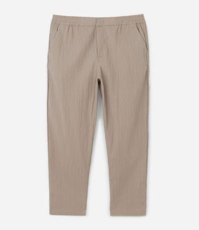 Pantalón Relaxed en Ana Ruga con Cintura Elástica 6