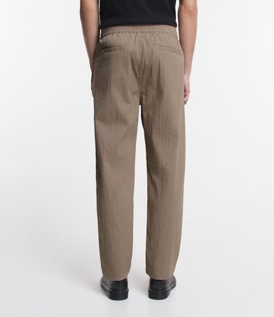 Pantalón Relaxed en Ana Ruga con Cintura Elástica 5