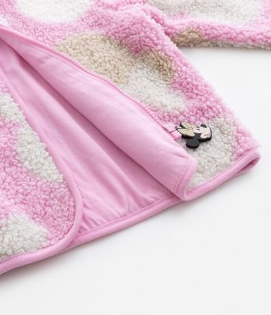 Campera Infantil en Sherpa con Estampado Minnie - Talle 1 al 6 años 4