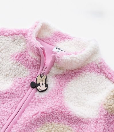 Campera Infantil en Sherpa con Estampado Minnie - Talle 1 al 6 años 6