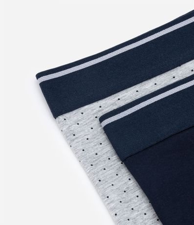 Kit 02 Calzoncillo Boxer en Media Malla con Cintura Elástica 4