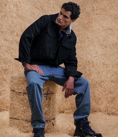 Pantalón Baggy Jeans con Bolsillos