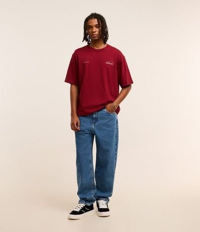 Pantalón Baggy Jeans con Bolsillos