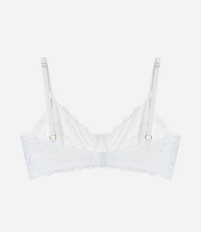 Soutien sin Relleno y con Aro en Encaje de Flores 6