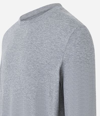 Pijama Largo con Textura Acanalada 6