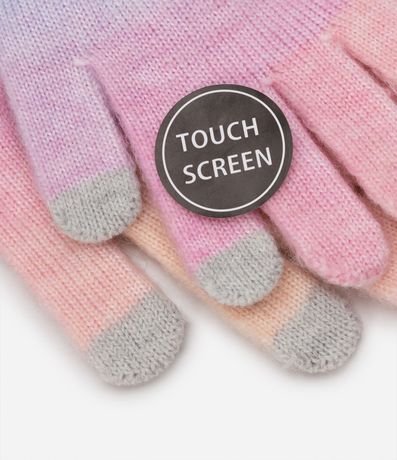 Guante Infantil con Estampa Tie Die y Dedos Touch - Talle P al G 3