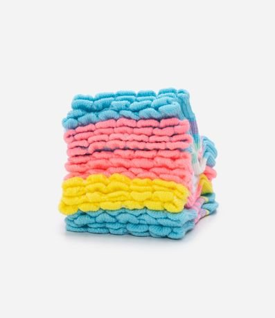 Kit 05 Medias Infantiles en Algodón con Estampados Surtidos - Talle 19/22 al 31/34 4