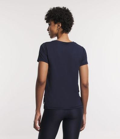Remera Deportiva Ligera con Manga Corta y Bajo Mullet 3