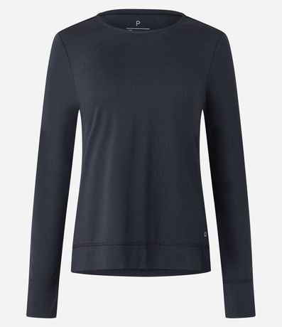 Remera Deportiva Manga Larga en Microfibra 5