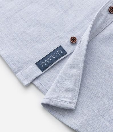 Camisa Infantil en Tricolina con Pequeño Bolsillo - Talle 5 a 14 años 5