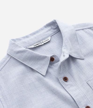 Camisa Infantil en Tricolina con Pequeño Bolsillo - Talle 5 a 14 años 7