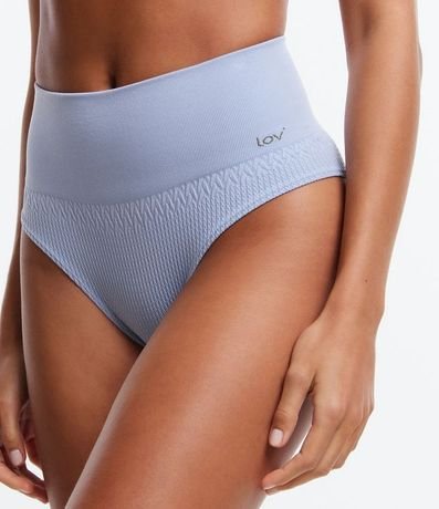 Bombacha Alta en Microfibra con Textura y Sin Costura 1