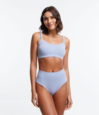 Bombacha Alta en Microfibra con Textura y Sin Costura 2