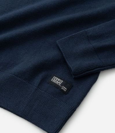 Suéter Infantil Texturizado con Cuello Polo - Talle 5 a 14 años 4