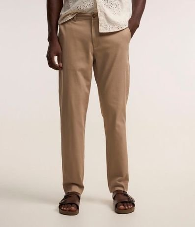 Pantalón Slim en Sarga con Elastano 3