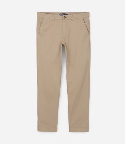 Pantalón Slim en Sarga con Elastano 5