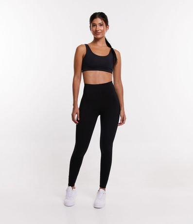 Pantalón Legging Deportiva en Poliamida con Costura Diferenciada