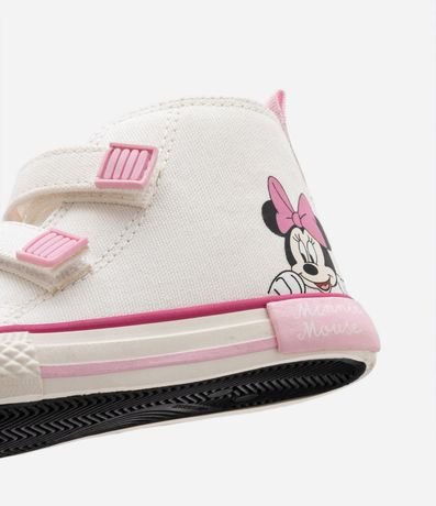 Championes Bota Infantil con Velcro y Estampa Minnie y Daisy - Talle 20 al 27 4