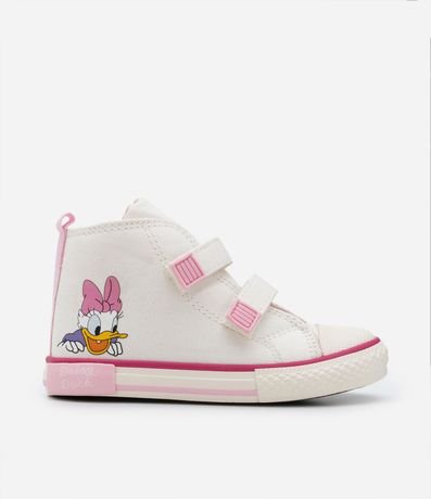 Championes Bota Infantil con Velcro y Estampa Minnie y Daisy - Talle 20 al 27 6