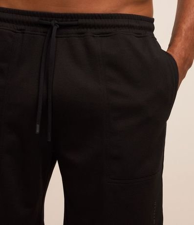 Bermuda Deportiva Texturizada con Cintura Elástica y Cordón 5