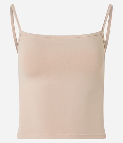 Top Cropped de Poliamida con Breteles Finos 5
