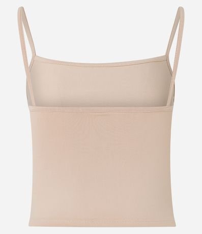 Top Cropped de Poliamida con Breteles Finos 6
