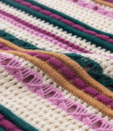 Blusa Manga Corta en Punto Rayado Curve & Plus Size 7