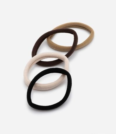 Kit 04 Gomitas Deportivas Para Pelos Voluminosos 2