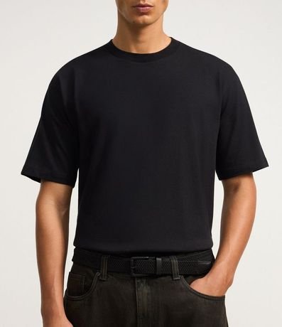 Cinturón con Medio Aro Textura Trenzada 3