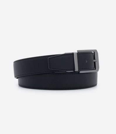 Cinturón Social Básico Reversible con Hebilla Cuadrada 2