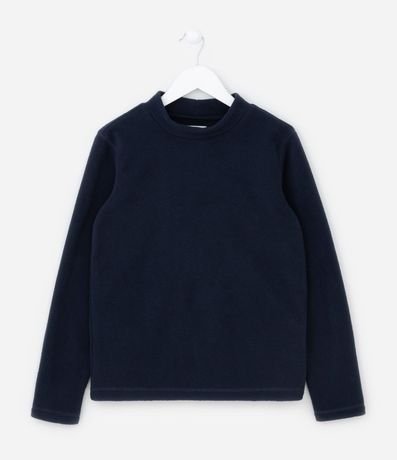 Buzo en Algodón Infantil con Cuello Alto - Talle 5 A 14