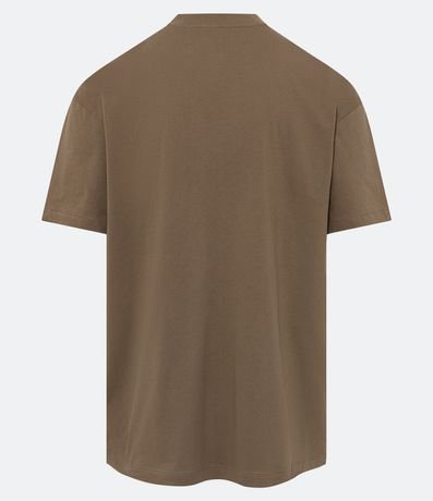 Remera Relaxed en Algodón con Cuello Canalé 6