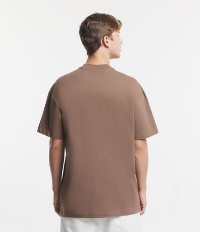 Remera Relaxed en Algodón con Cuello Canalé 3