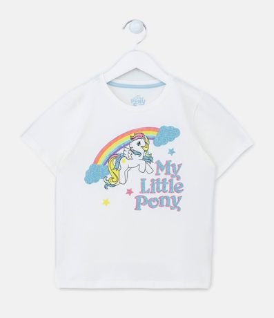 Remera Infantil con Estampa Brillante My Little Pony - Talle 3 a 10 años 1