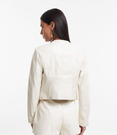 Campera Básica en Pu con Cierre Track 3