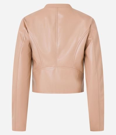 Campera Básica en Pu con Cierre Track 7