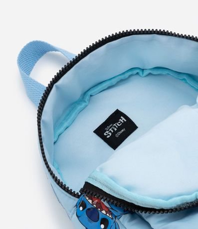 Mochila Infantil con Bolsillo Delantero y Estampa Stitch - Talle U 4