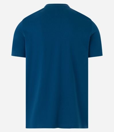 Remera Slim en Algodón Peruano con Cuello V 8