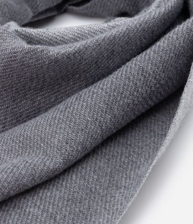 Bufanda Doble Faz en Punto del Acrílico con Franjas en las Puntas 4