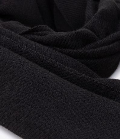 Bufanda Doble Faz en Punto del Acrílico con Franjas en las Puntas 3