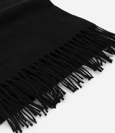 Bufanda Doble Faz en Punto del Acrílico con Franjas en las Puntas 4