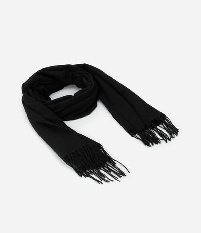 Bufanda Doble Faz en Punto del Acrílico con Franjas en las Puntas 6