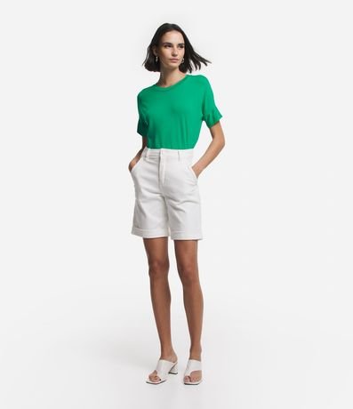 Blusa en Viscosa con Mangas Cortas sin Sisas 2