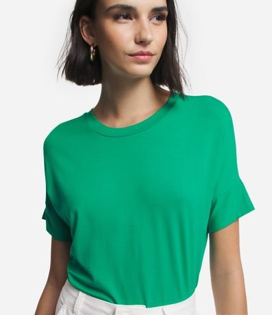 Blusa en Viscosa con Mangas Cortas sin Sisas 3