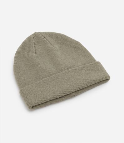Gorro Básico con Etiqueta Frontal