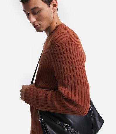 Suéter Slim en Punto Acanalado 3