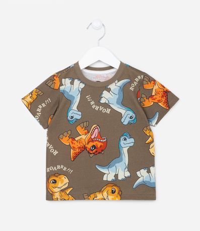 Conjunto Infantil Corto con Estampado de Dinosaurios - Talle 1 a 5 años 2