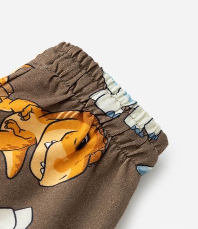 Conjunto Infantil Corto con Estampado de Dinosaurios - Talle 1 a 5 años 4